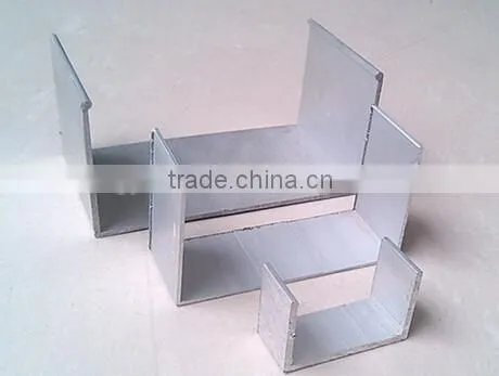 Mill Finish Extruded Channel Aluminum C Channel Profiles photo-4