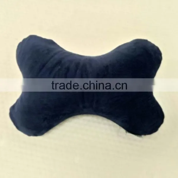 Bone Shape Cute Car and Office Latex Pillow photo-3