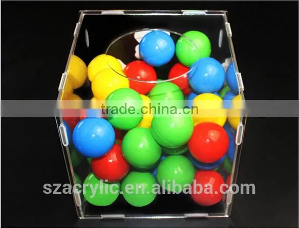 Acrylic Lucky Draw Box 20cm*20cm*20cm photo-3
