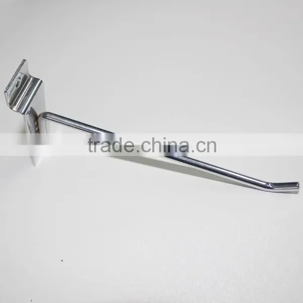 Retail Supermarket Hanging Scanning Slatwall Hook , Metal Coated Display Hook , Slatwall Hook photo-2