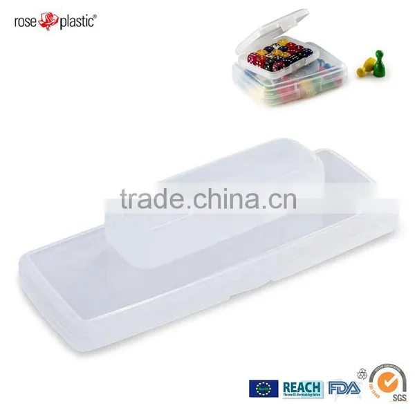 PP Transparent PVC Clear PE Colored Square or Rectangular Small Plastic Packaging Box for Adjustive Pick Consumer Box CB photo-3