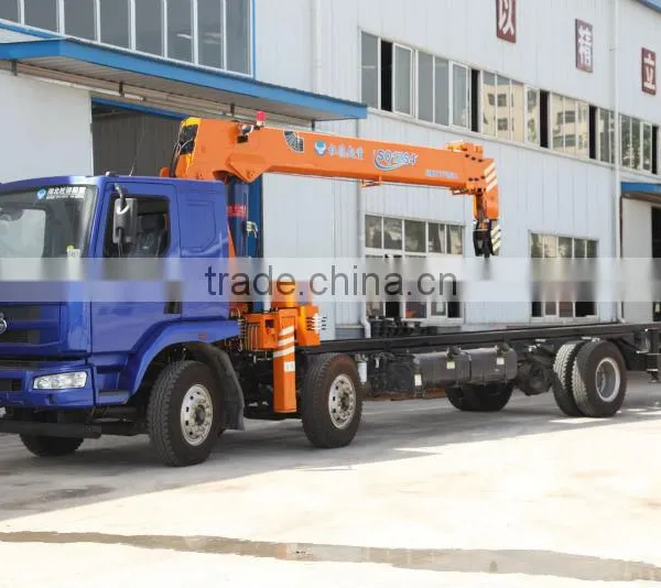 12ton Crane With Straight Arms, SQ12S4, Hydraulic Crane on Truck. photo-2