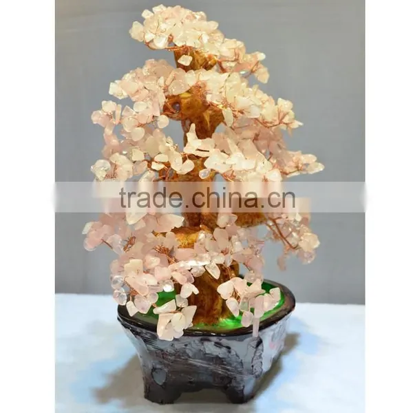 New Fashion Gemstone Stone Crafts in Rose Quartz Crystal photo-3