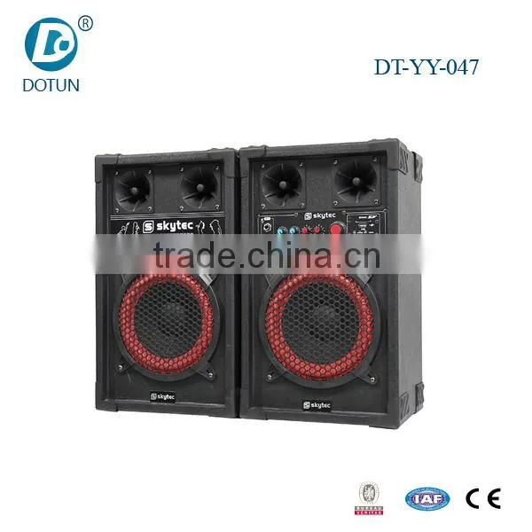 10 Inch Portable Mini Stage Woofer Active Speaker Karaoke Stage Speaker With Bluetooth