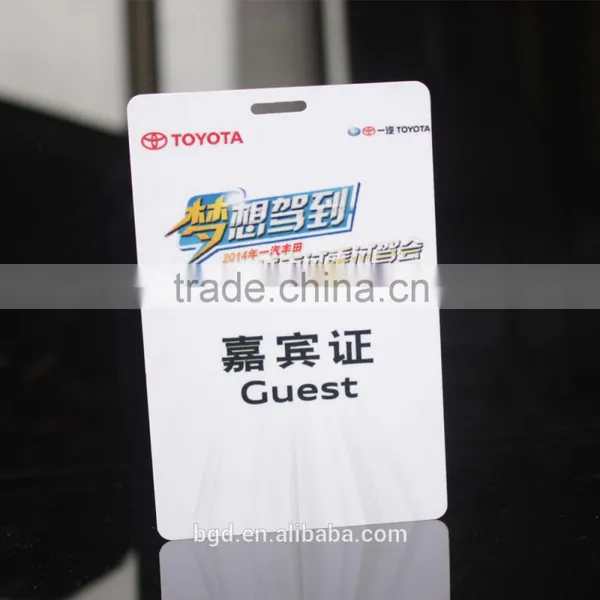 Fashion and Fancy Double Sided PVC Business Blank Card photo-5