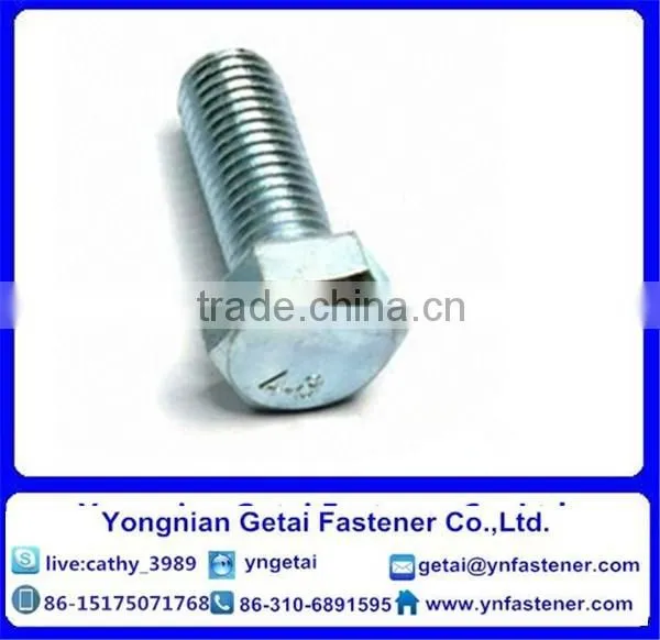 Hexagonal Head Bolts Full Thread DIN933/DIN931 M6-M42, ZP GR4.8/8.8 photo-2