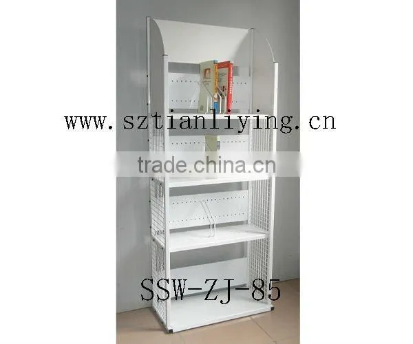 Books rack/ metal magazine display stand