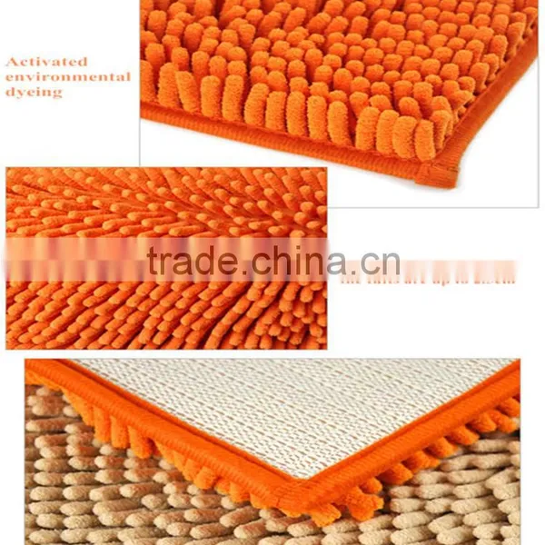 PVC Material and Woven Technics Non Slip Rug photo-2