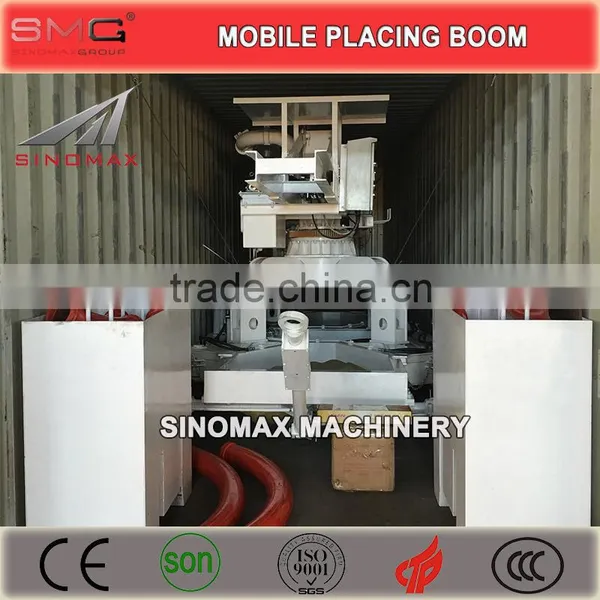 TOP! 13m 15m 17m 18m Mobile Hydraulic Spider Boom With Wheels/Concrete Distributor photo-2