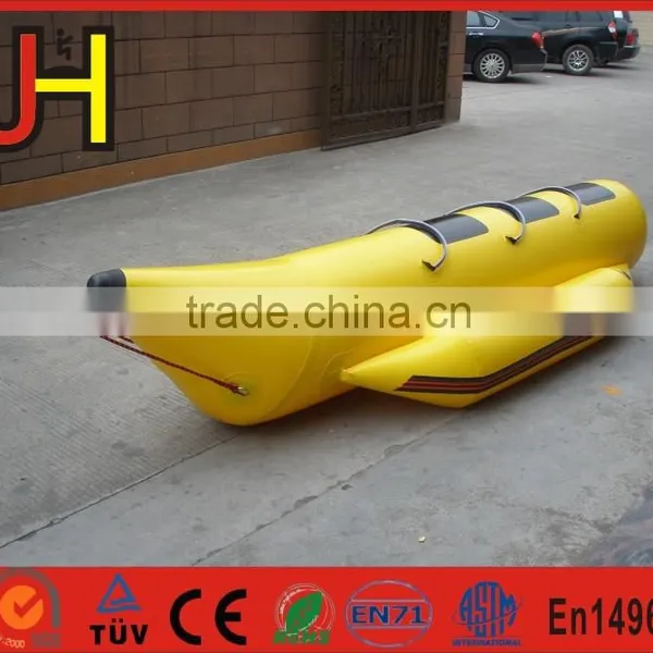 2016 Eye Catching 3 Person PVC Material Inflatable Banana Boat For Sale photo-3