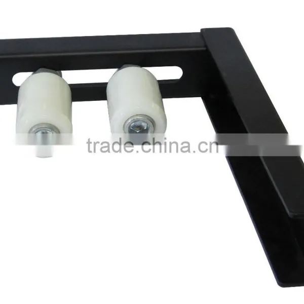L Shape Guide Wheel Nylon Roller With Bracket for Sliding Gate