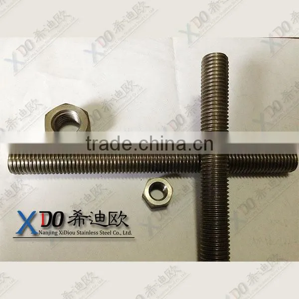 316L Double End Stud Bolt Stainless Steel Standard Size