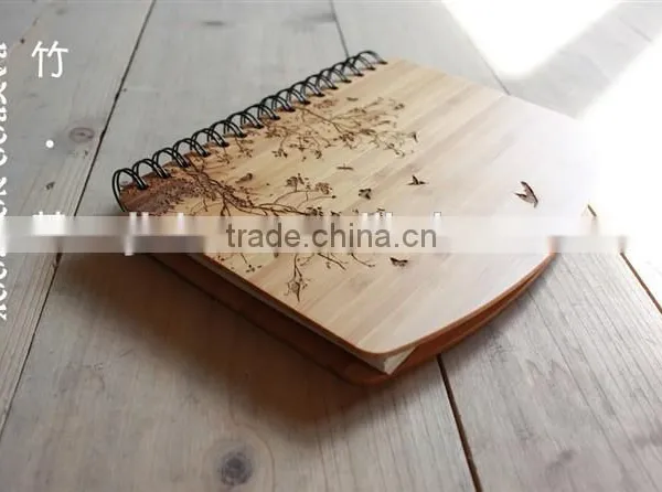 WY-Z 268 Hot sale bamboo notebook recycled notepad 2014 diary as gifts
