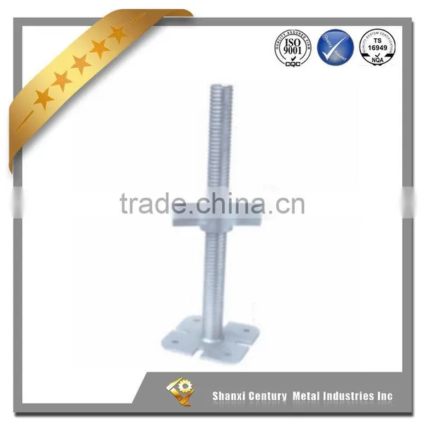 Custom Direct Manufacturer Galvanized Scaffolding Adjustable Base Jack