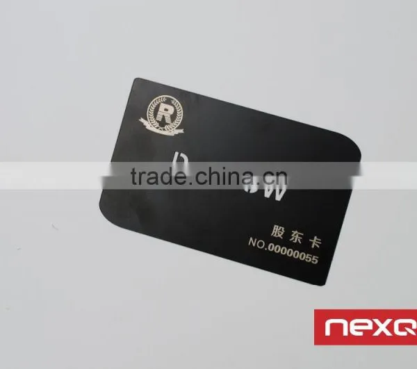Cool Matt Black Metal Card/stainless Steel Card photo-4