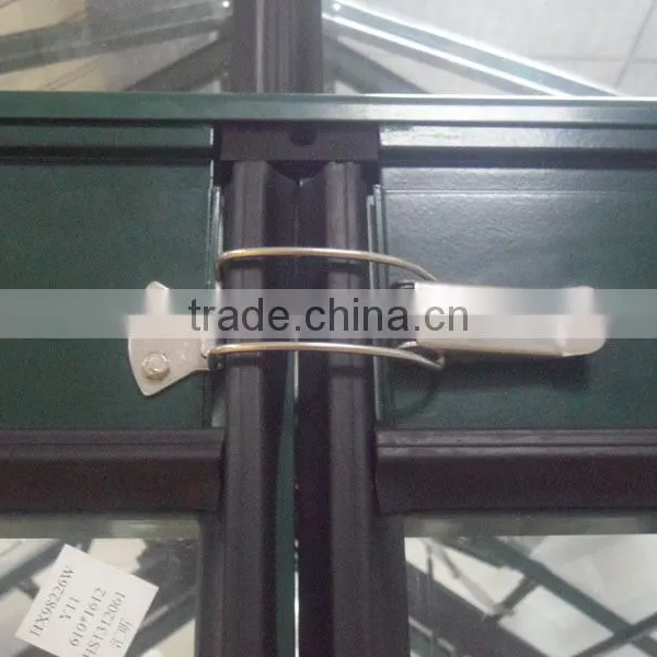 Low Cost Galvanized Steel Frame 4mm Tempered Glass Greenhouse HX98 Series photo-5