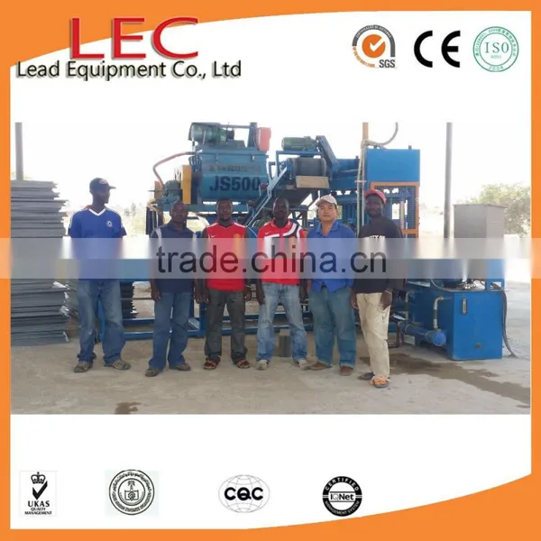 Automatic Cement Concrete Paving Interlocking Hollow Brick Block Making Machine Price photo-3