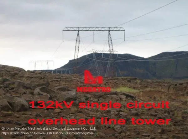 Megatro 132kv угловая стальная башня photo-2