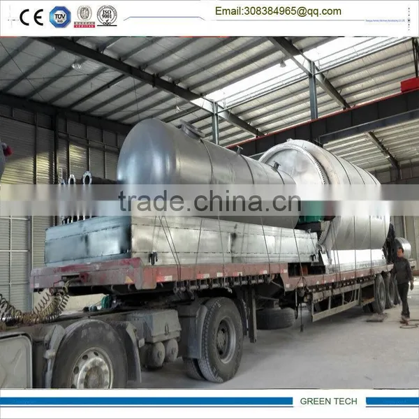 High Efficiency Batch Type Waste Tire to Oil Pyrolisis Machine photo-4