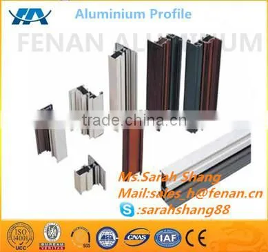 White Powder Coat Aluminum Extrusion Profile for Window Use photo-5