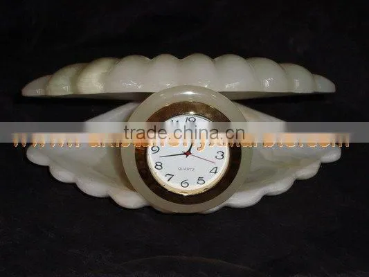 LATEST DESGINE Top Quality Cheap Price CLOCKS ONYX MARBLE HANDICRAFTS photo-3