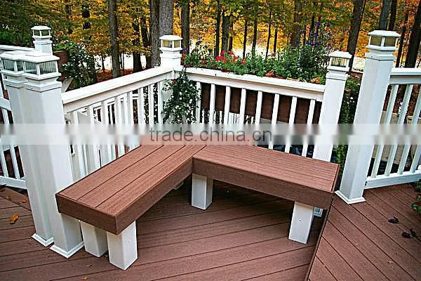 2015 Outdoor Waterproof Wooden Plastic Composite WPC Garden Bench /outdoor Furniture photo-5