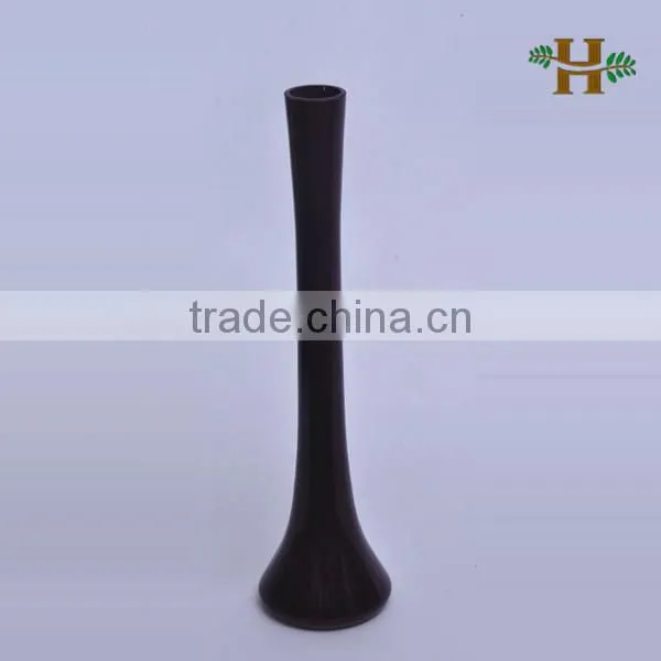 60cm Tall Colored Single Flower Glass Vase, Handblown Thin Office Table Use Flower Fork photo-2