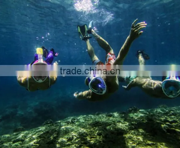 New Arrival Innovative Anti-Fog Dry Diving 180 Degree View Snorkeling Full Face Mask With Gopro Camera Gr10B photo-4