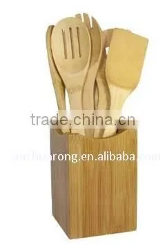 Bamboo Ktichen Tools Holder photo-2