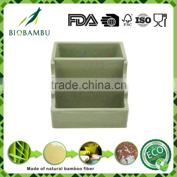 Factory Directly Provide Green Lifestyle Pretty Design Bamboo Pen Container photo-3