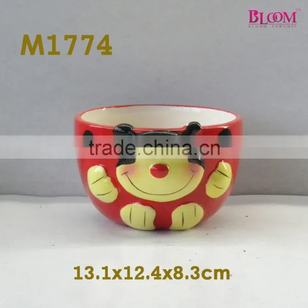 Hot Sale 3D Animal Ceramic Baby Bowl photo-2