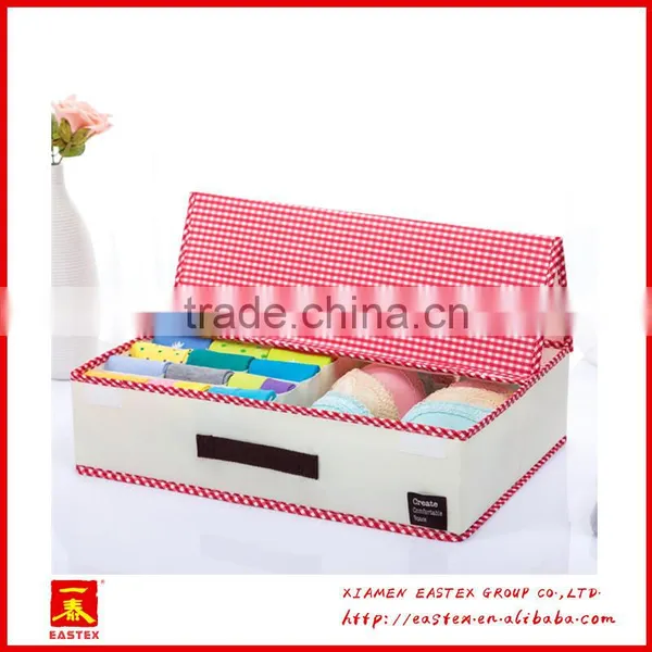 High Quality Peach Skin 18 Grid Socks/bra/briefs Storage Box photo-2