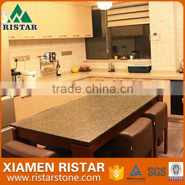 Black Granite Stone Square Dining Table Top photo-2