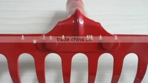 Hand Tools Steel Garden Rake Head R106 With Wooden Handle for Sale photo-4