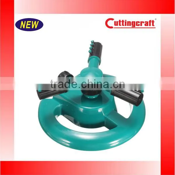Blue and Black Color Lawn Water Sprinkler Plastic Rotating Adjustable 360 Degree Garden Irrigation photo-2