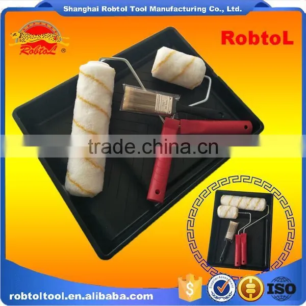 4 in 1 Set 9" Wall Paint Roller Brush Sleeve Wall Decor Decorative Art Tool photo-5