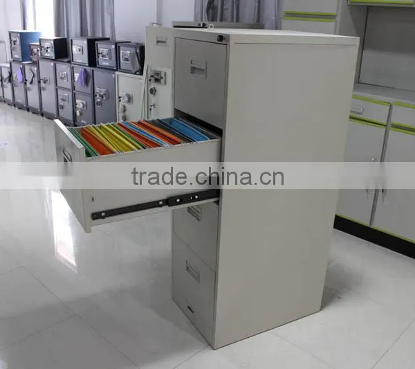 Glossy White Vertical Steel 4 Drawer File Cabinet photo-2