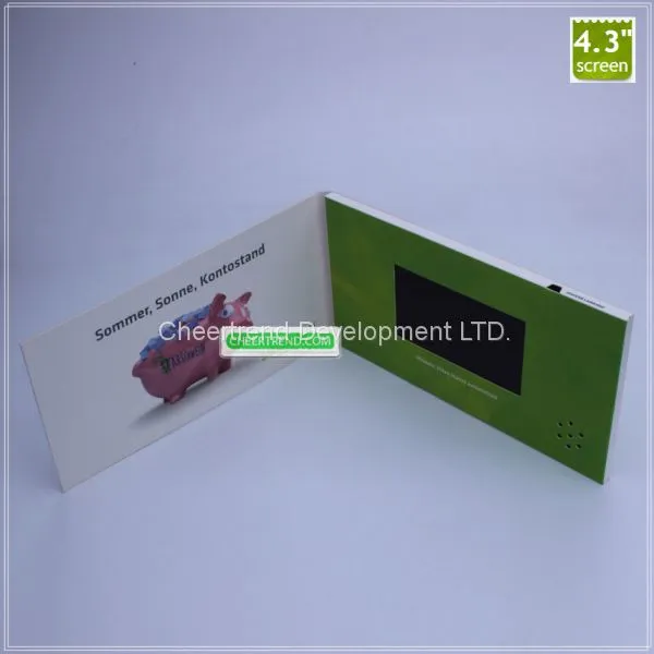 High Quality OEMODM 4.3/5/7inch LCD Digital Video Player Brochure Card Video Playing Brochure Box photo-5