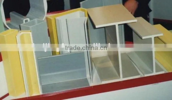 FRP GRP Fiberglass Pultrusion I Beam Profile photo-2