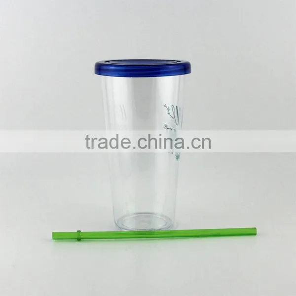 Wholesale Plastic Drinking Cups With Straws photo-3