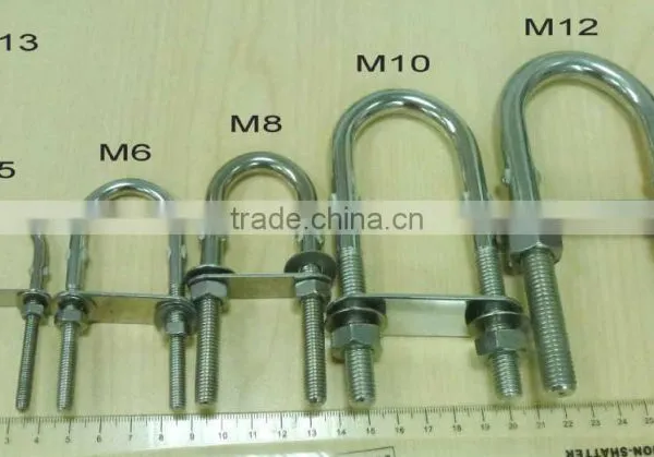 413SS Ladder Vertical Life Line System Safety High Quality High Strength Stainless AISI Round Bend U Bolts photo-3