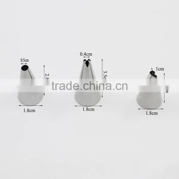 24pcs/set 430 S/s Different Shape Cake Decorating Tips photo-3