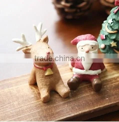 Mini CUTE Fashional Resin Decoration ,Zakka Furnishing Articles Christmas Looking up at the Sky Small Animal Resin Gifts photo-3