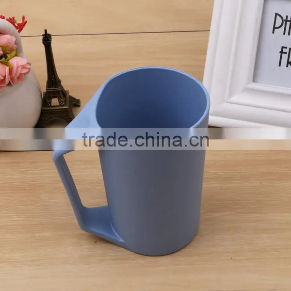 Yiwu Square Top Round Bottom Wheat Straw Coffee Cup photo-3