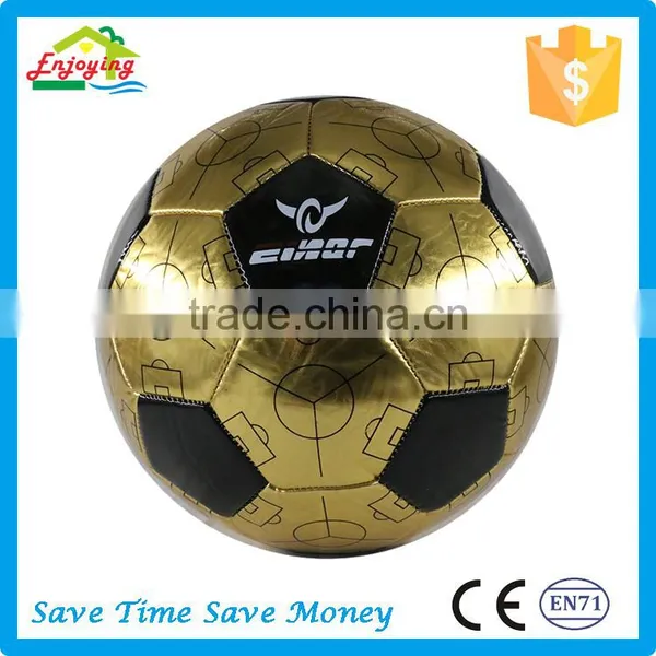 Best Selling Pvc Shiny Laser Machine Stitched Size 5 4 3 2 1 Football Soccer Ball photo-6