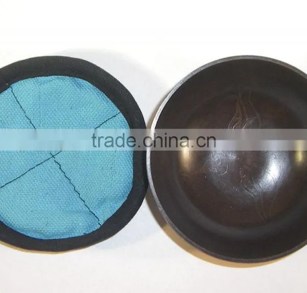 High Quality Handmade in Nepal Plain Colored Tibetan Singing Bowl photo-3