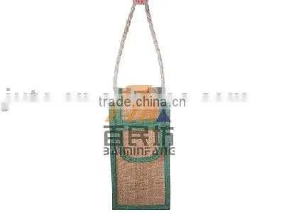 Screen Printing Jute Handbag, Shopping Bag photo-5