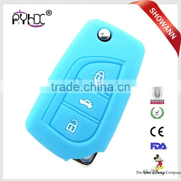 Car Accessories Silicone Car Key Cover for Toyota Car Key Shell for Lexus Fob Key Protect Case