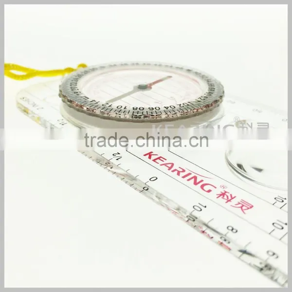 Shanghai Kearing plastic military compass for soldier to guide the way # KMC-1