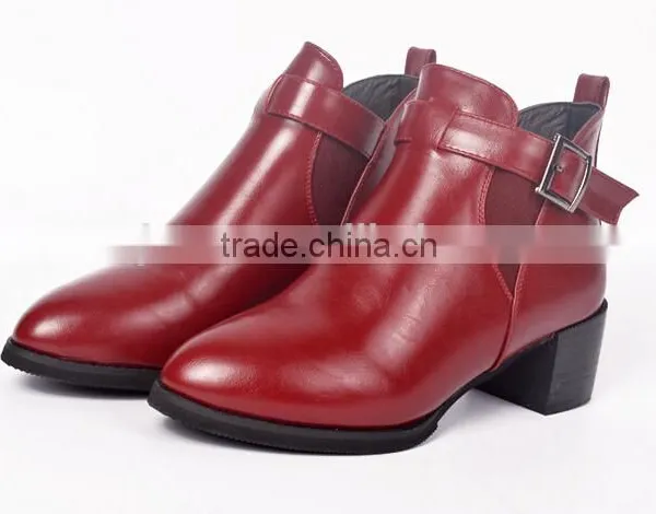 GZY Top Level Low Cut Guangzhou Factory Female Boots Sole Shoes High Quality Stock Charming Office Lady 2017 Stcok photo-5